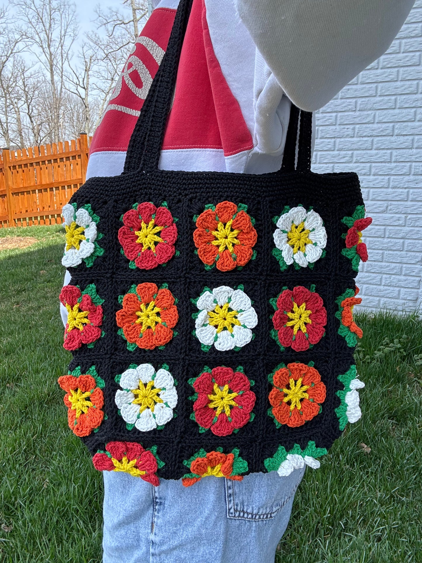 Tote bag cosmos flower