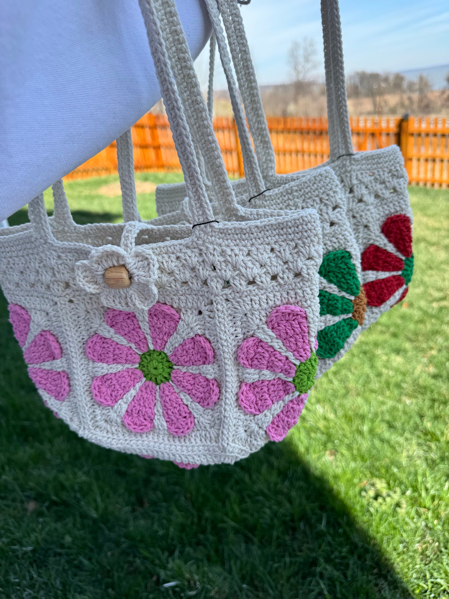 Tote bag flowers