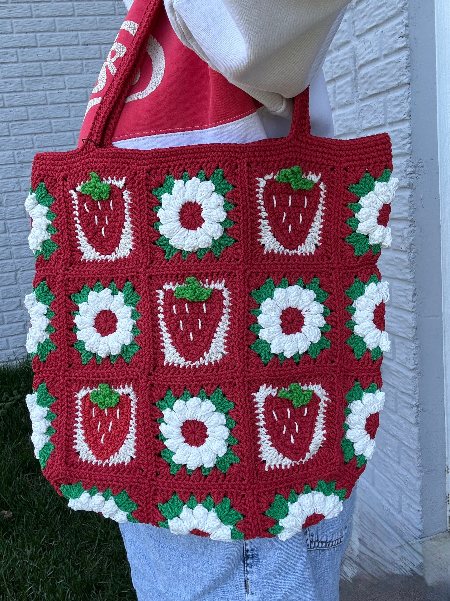 Tote bag strawberry