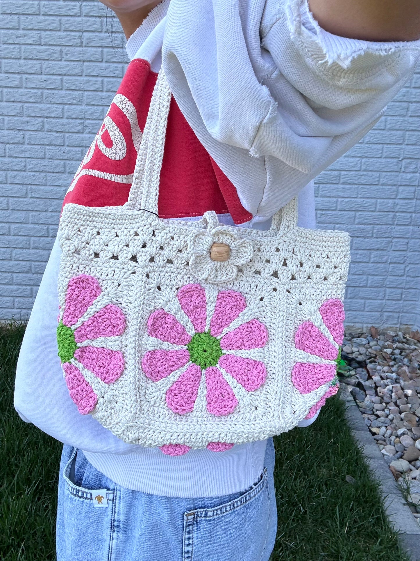 Tote bag flowers