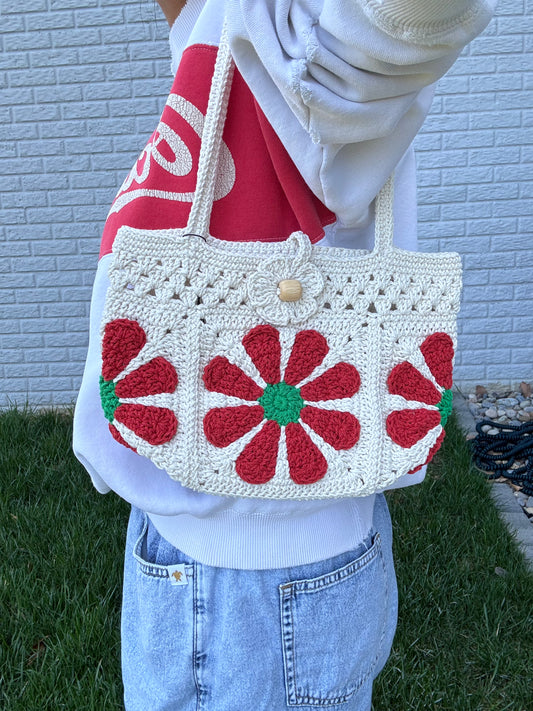 Tote bag flowers