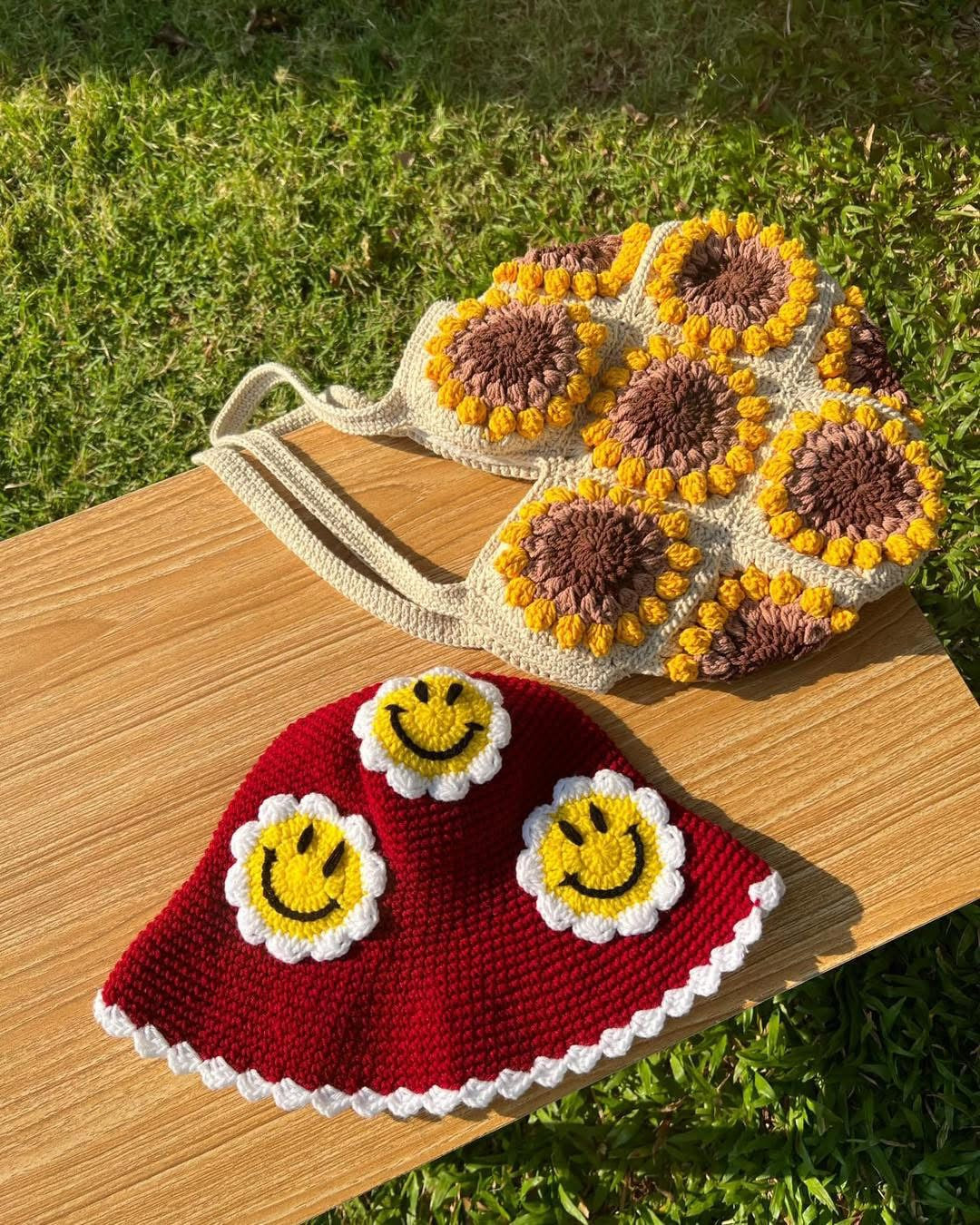 Beanies hat (flower smile)