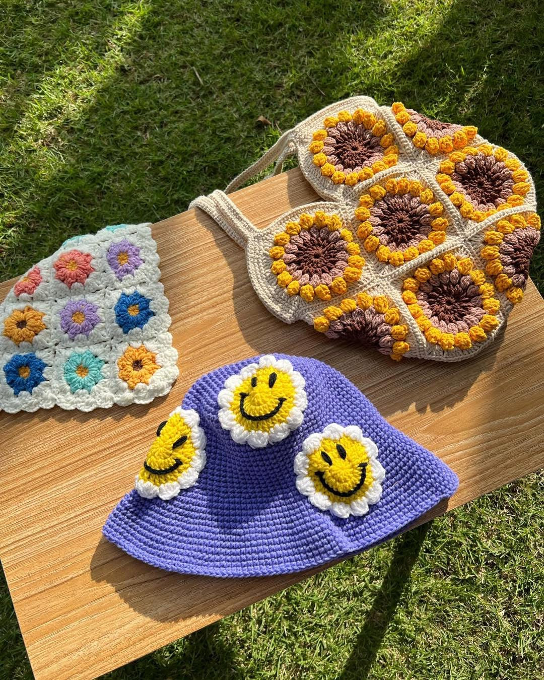 Beanies hat (flower smile)