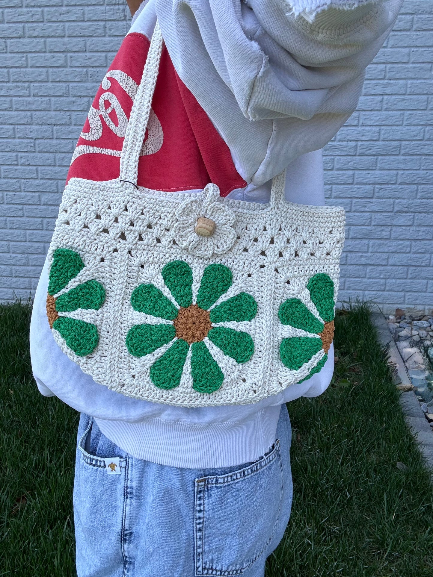 Tote bag flowers
