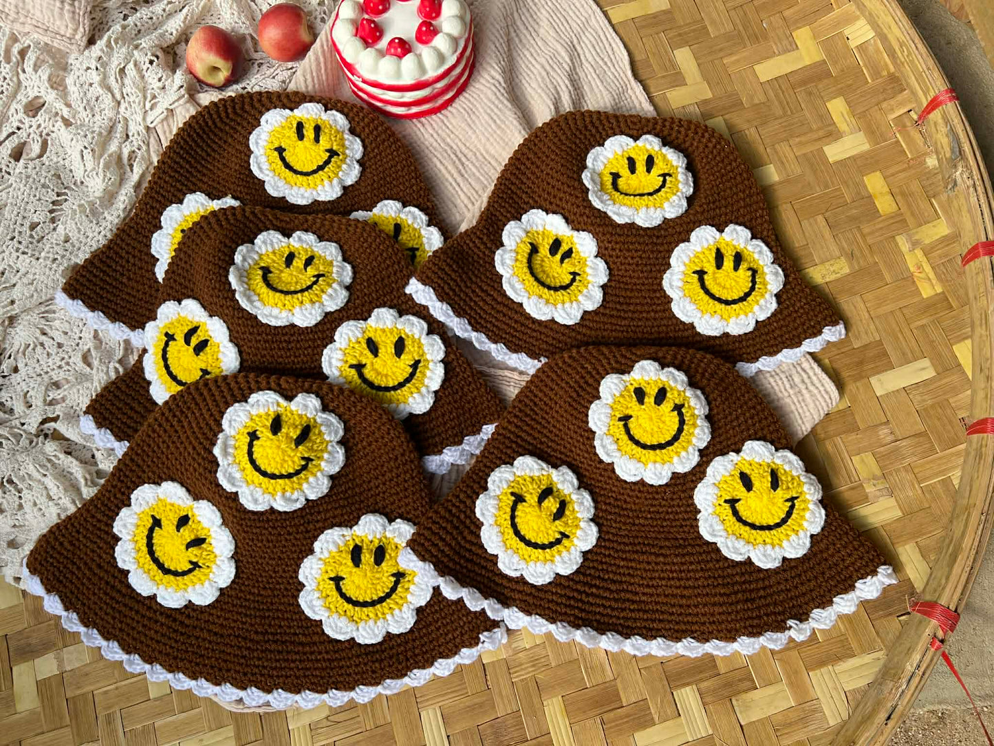 Beanies hat (flower smile)